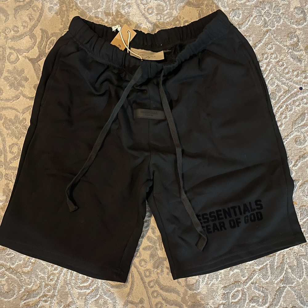 Essentials Fear Of God Print Shorts Medium